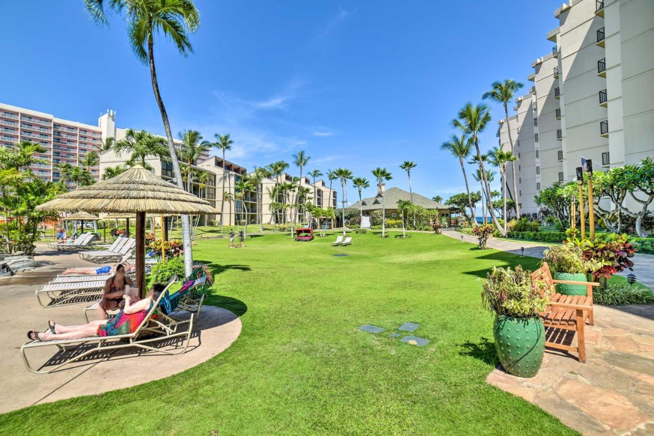 Cute Beachfront Condo With Lanai And Resort Pools Kahana Bagian luar foto