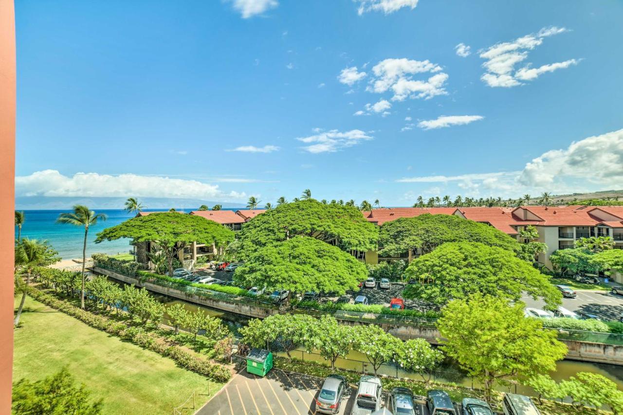 Cute Beachfront Condo With Lanai And Resort Pools Kahana Bagian luar foto