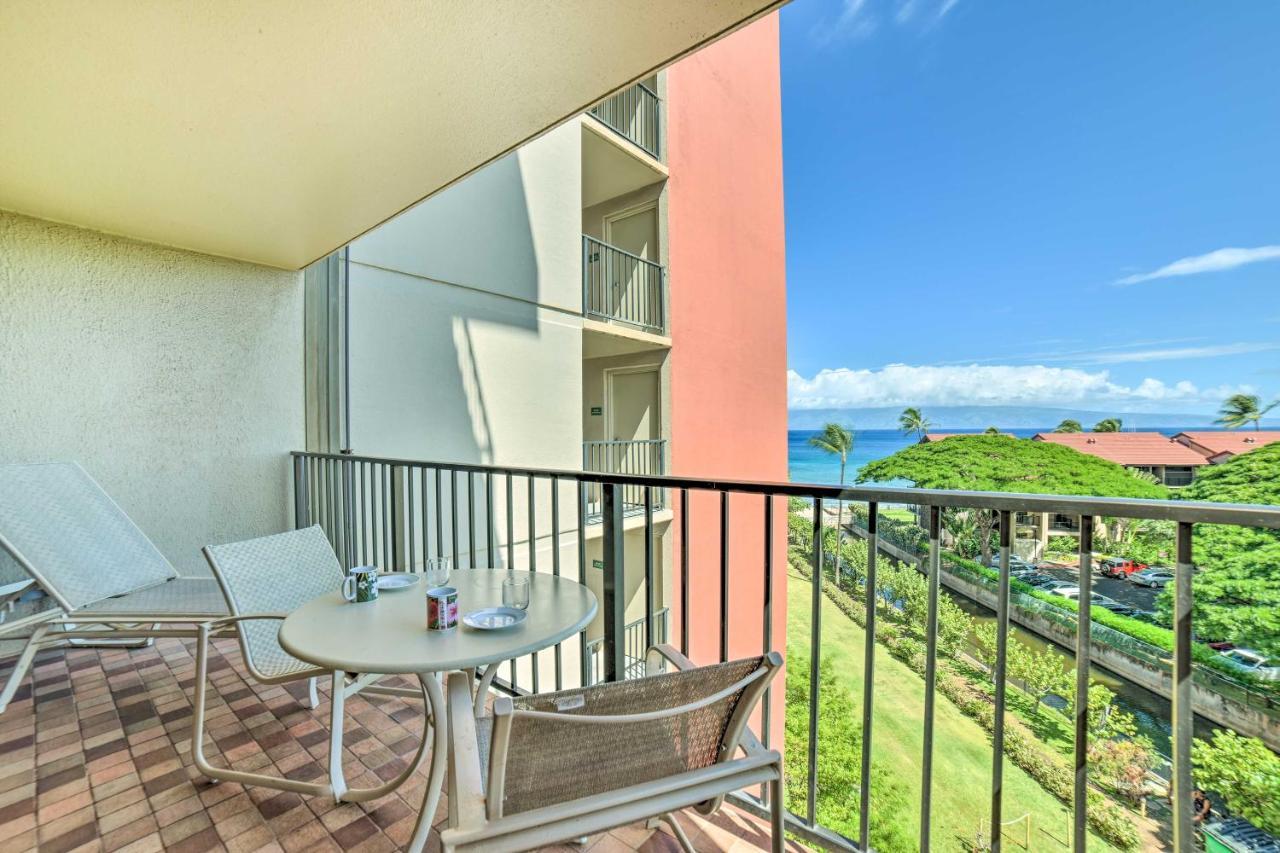 Cute Beachfront Condo With Lanai And Resort Pools Kahana Bagian luar foto