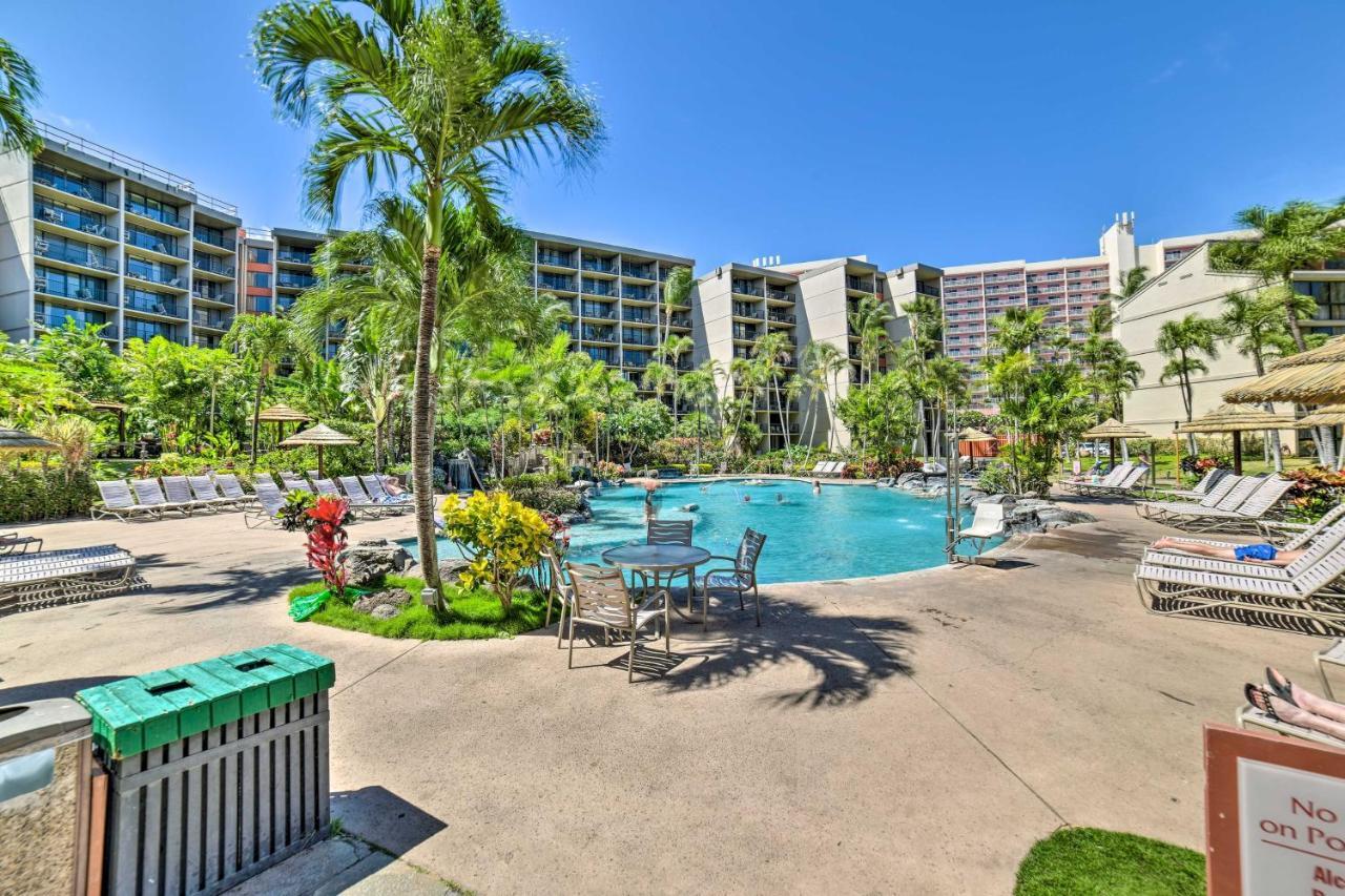 Cute Beachfront Condo With Lanai And Resort Pools Kahana Bagian luar foto